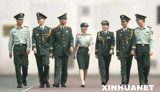 China Armed Police Force new uniform