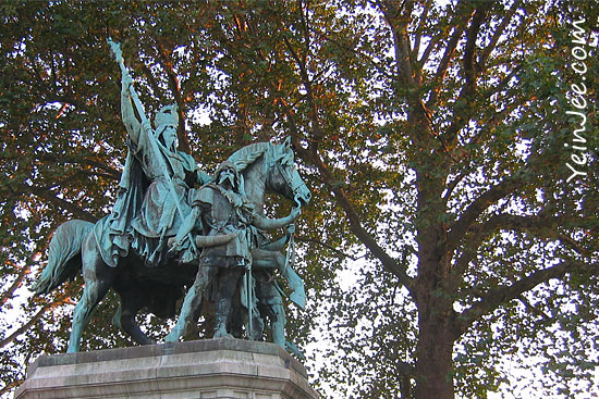 Statue of Charlemagne, Paris, France