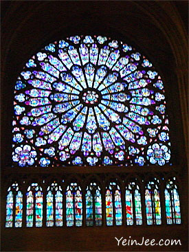 Rose Window, Notre Dame Cathedral, Paris
