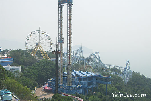 Hong Kong Ocean Park coaster ride
