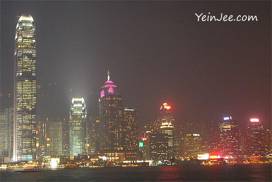 Hong Kong skyline and A Symphony of Lights