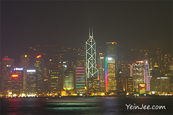 Hong Kong skyline and A Symphony of Lights