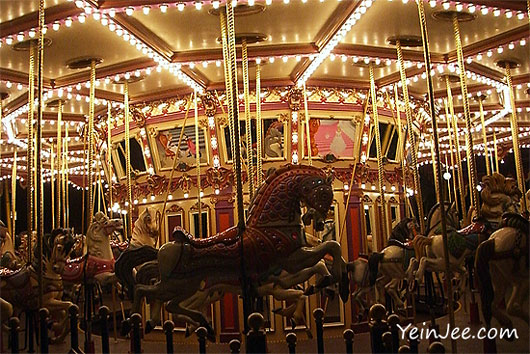 Hong Kong Disneyland merry-go-round
