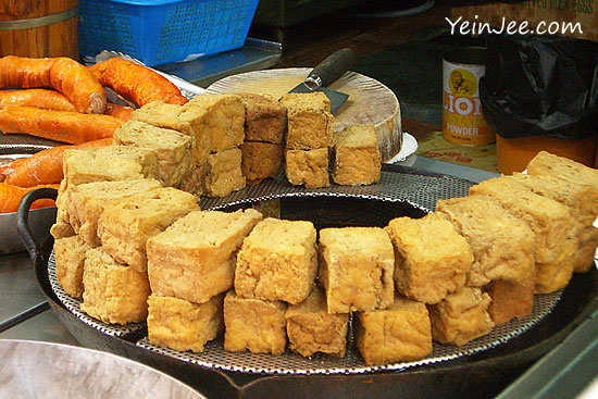 Stinky tofu in Mongkok, Hong Kong