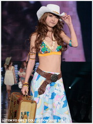 Fashion model at Tokyo Girls Collection 2008
