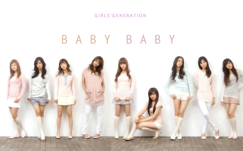 SNSD Baby Baby album concept