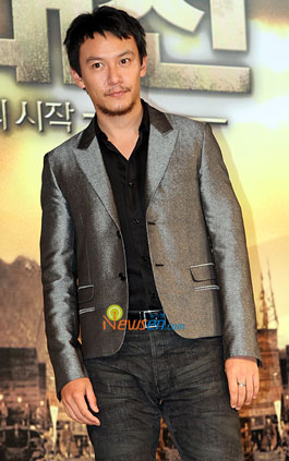 Taiwanese actor Chang Chen at Red Cliff press conference in Seoul, Korea