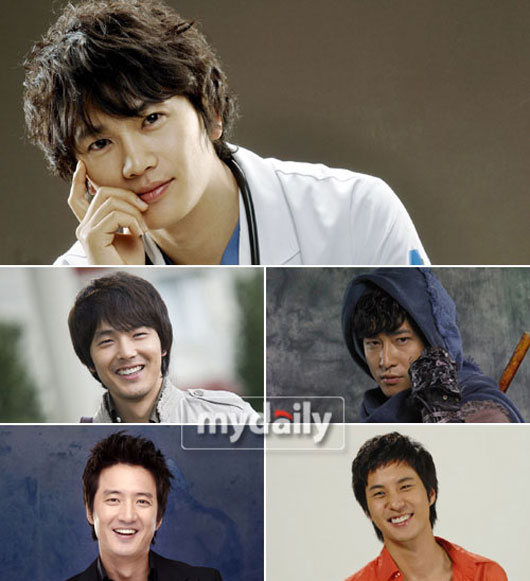 Korean actors in popular Korean dramas in 2008
