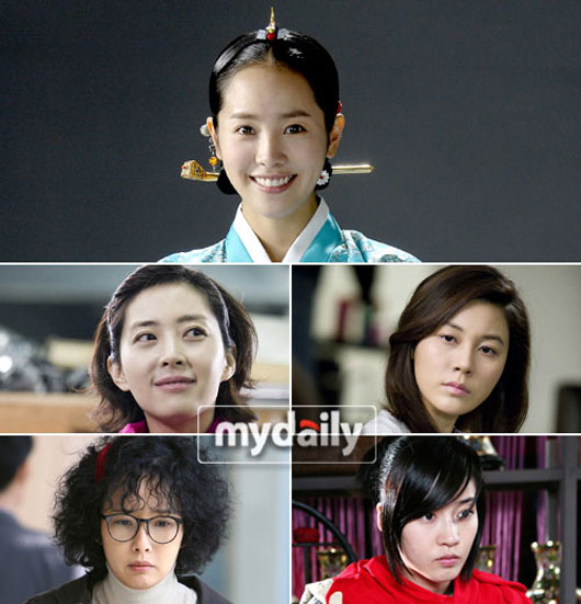 Korean actresses in popular Korean dramas in 2008