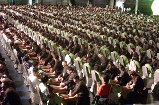World record for most people receiving foot massage (reflexology) simultaneously in Taiwan