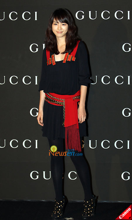 Korean actress Lee Yeon-hee at Gucci 0809 FW Collection in Seoul