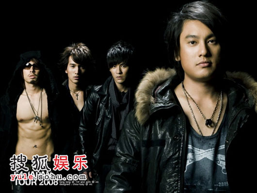 Taiwanese boyband F4 Japan concert poster