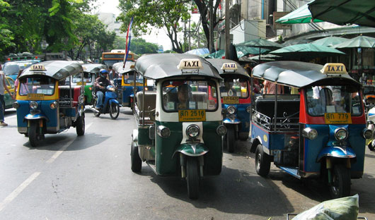 Picture of Tuk Tuk auto-rickshaw in Bangkok, Thailand