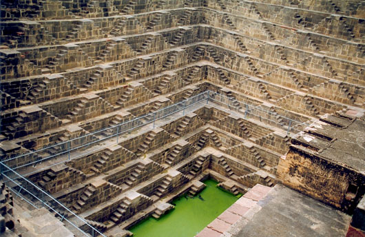 Picture of Chand Baori stepwell in Rajasthan, India