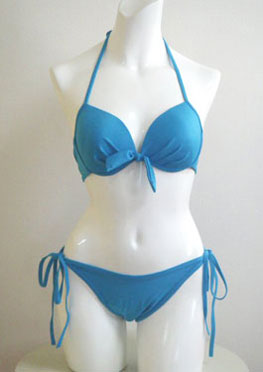 Picture of a blue bikini