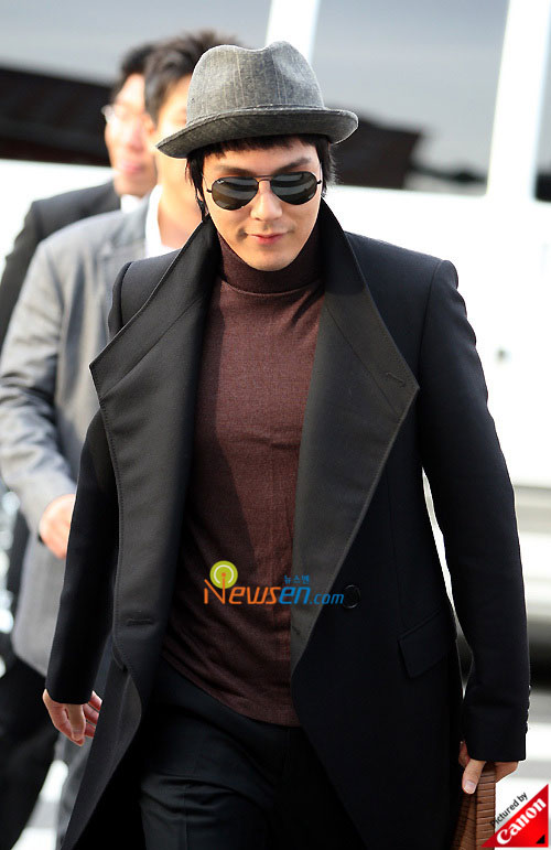 Picture of Korean actor Park Yong-ha at Kwon Sang-woo wedding ceremony