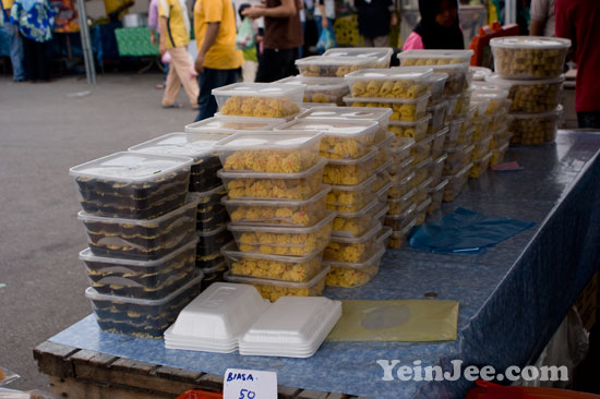 Photo of biscuits and cookies at Ramadan bazaar in Penang, Malaysia