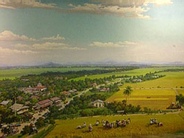 360-degree painting at National Rice Museum in Kedah