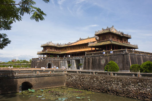 Picture of the Hue Imperial Citadel in Vietnam