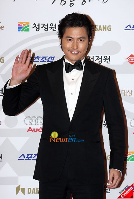 Korean actor Jung Woo-sung Blue Dragon Film Awards 2008