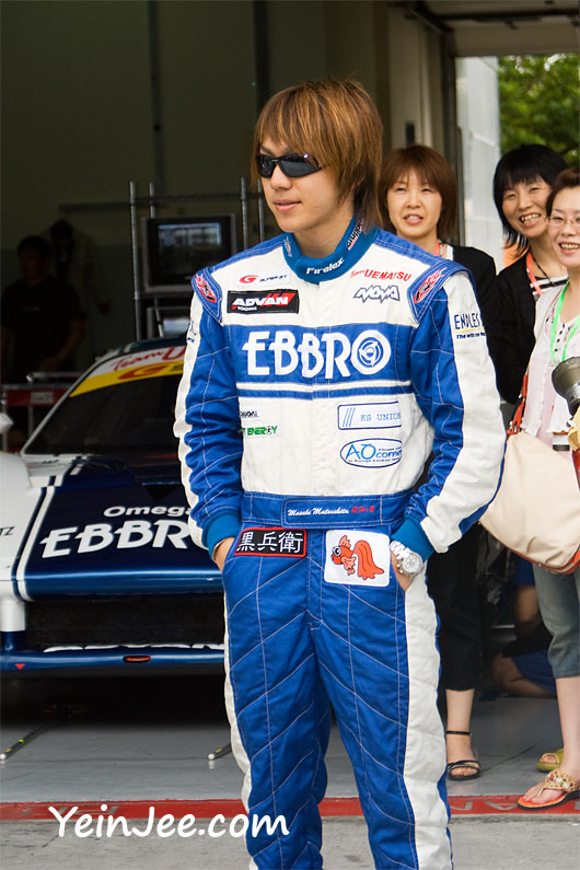 Japanese racer Masaki Matsushita at Super GT Malaysia 2008