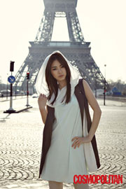 Korean actress Lee Yeon-hee in Paris, France
