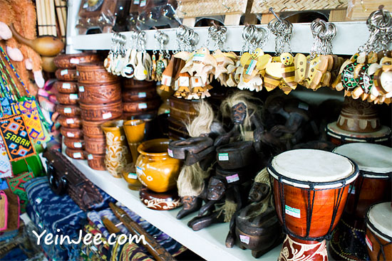 Handicrafts at Filipino Market, Kota Kinabalu, Malaysia