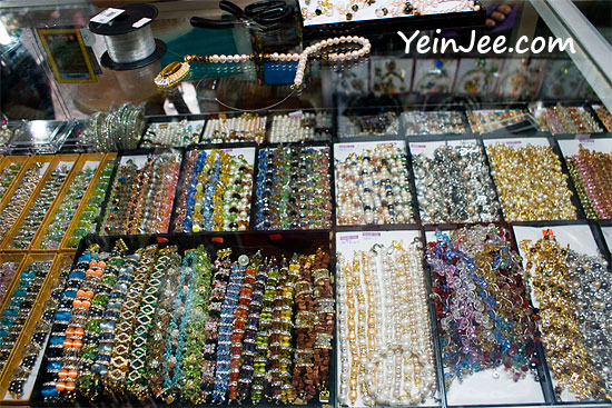 Beads and jewelries at Filipino Market, Kota Kinabalu, Malaysia