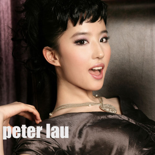 Chinese actress Crystal Liu Yifei for Peter Lau