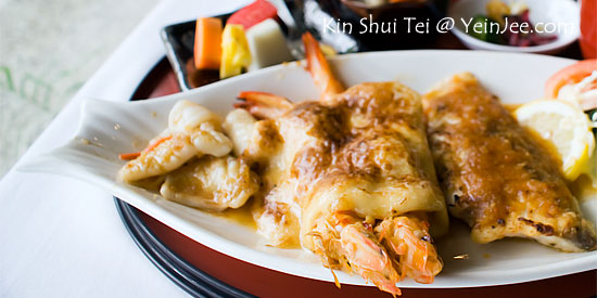 Teppan seafood at Kin Shui Tei Japanese Restaurant, Tropicana