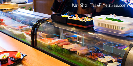 Sashimi corner at Kin Shui Tei Japanese Restaurant, Tropicana, Malaysia