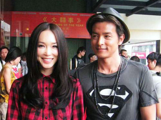 Singapore celebrity couple Fann Wong and Christopher Lee