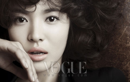 Korean actress Song Hye-kyo on Vogue Korea