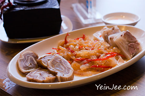 Preserved meat dish at Chao Yen Teochew restaurant at Sunway Pyramid, Bandar Sunway