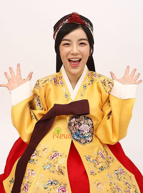 Korean actress Amy in Hanbok for Chuseok