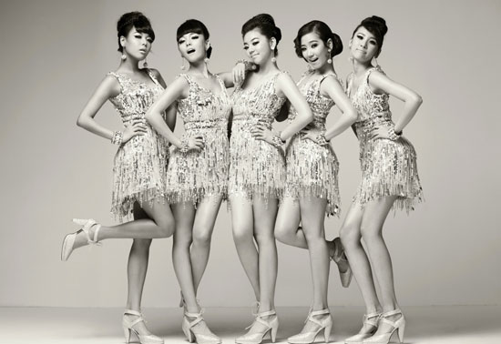 Korean pop group Wonder Girls