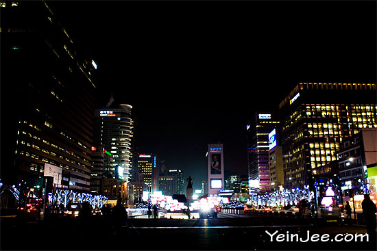 Night illumination at Seoul