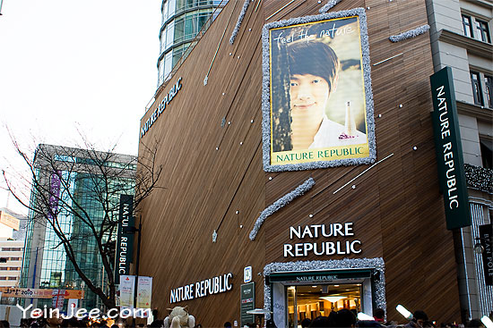 Nature Republic in Myeongdong, Seoul