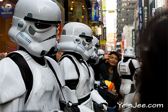 Stormtroopers in Myeongdong, Seoul