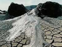 Mud volcanoes, Azerbaijan