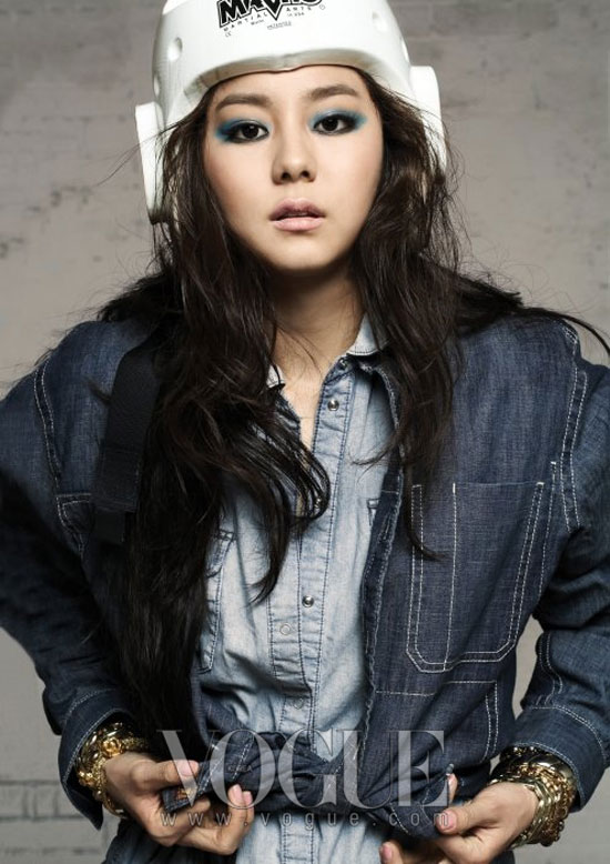 Korean pop star Uee for Vogue magazine