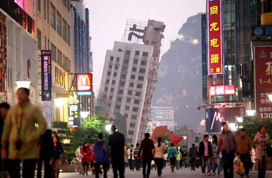 Leaning Tower of Liuzhou, China