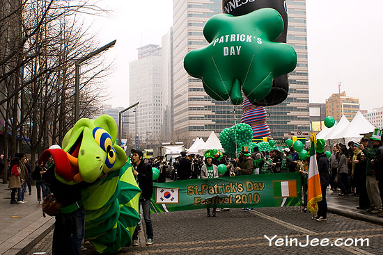Saint Patrick Day parade in Seoul, South Korea