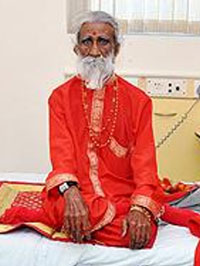 Indian monk Prahlad Jani