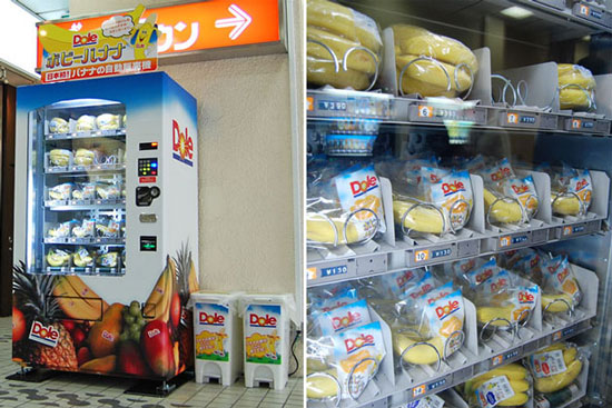 Japan banana vending machine