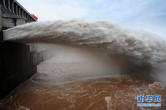 China Three Gorges Dam flood control