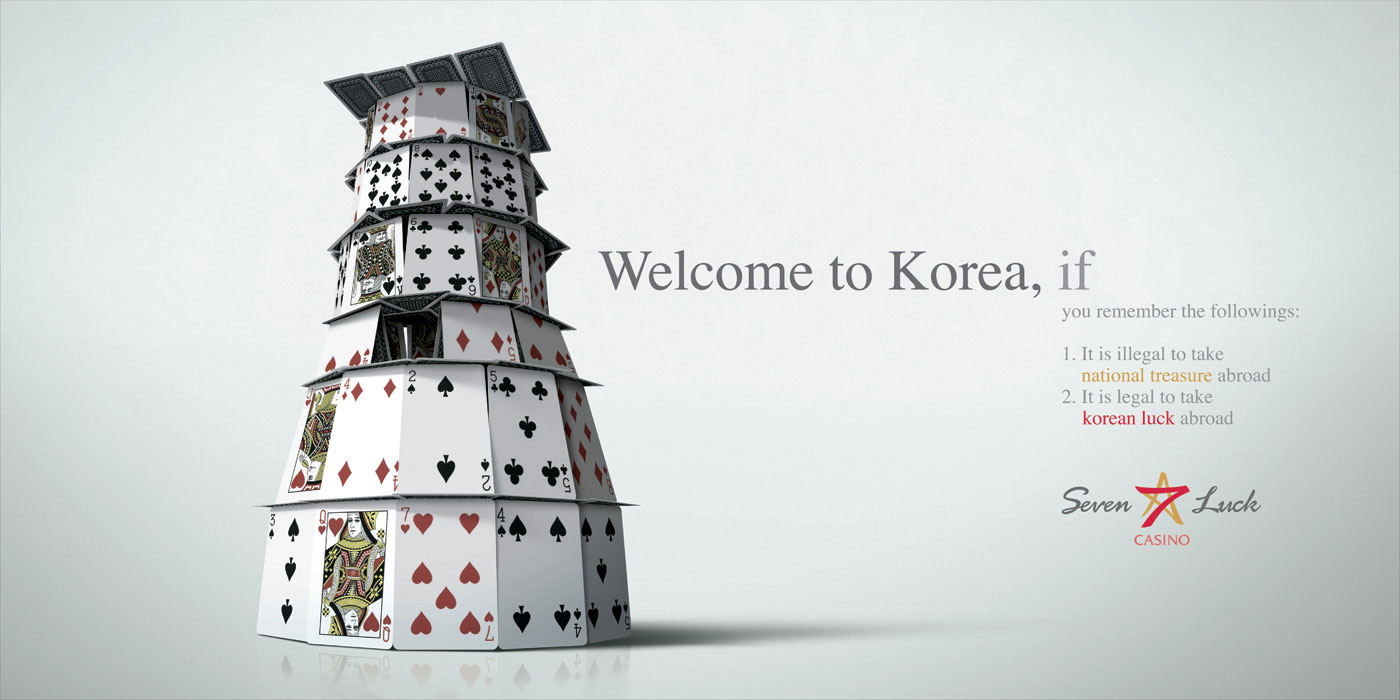 Seven Luck Casino Korean advertisement
