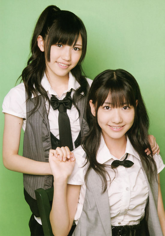 AKB48 Yuki Kashiwagi and Mayu Watanabe