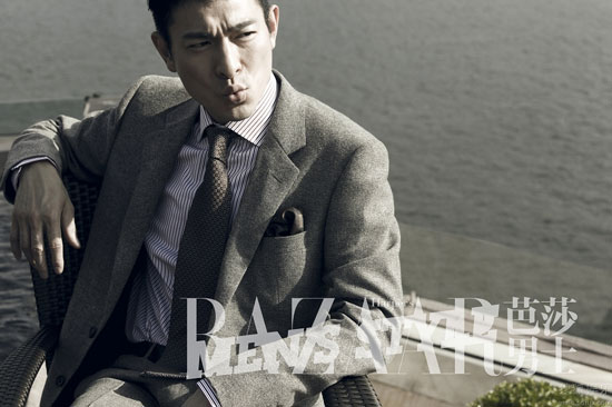 Andy Lau Harpers Bazaar Men Style Magazine