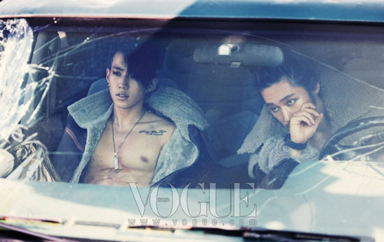 Jang Hyuk and Jay Park Vogue Magazine